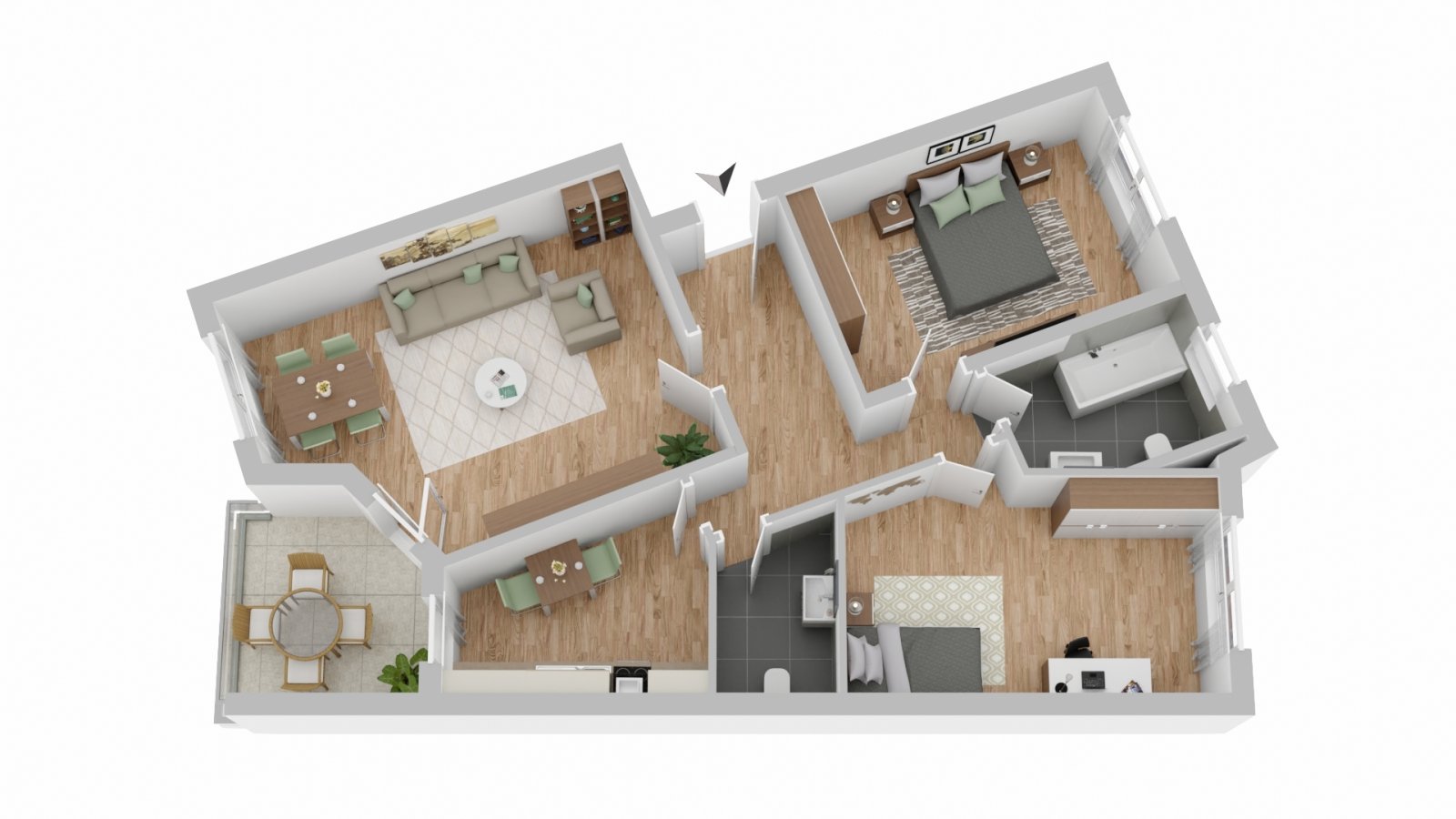 Grundriss Wohnung