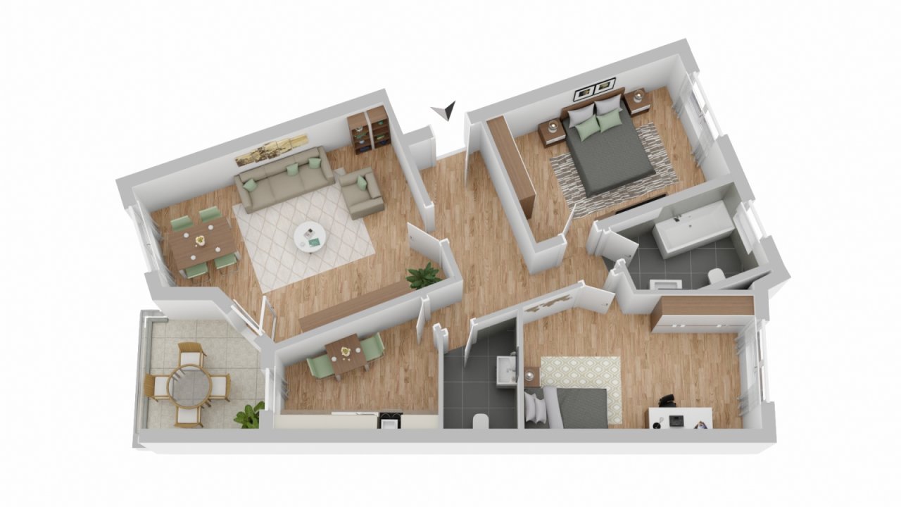 Grundriss Wohnung